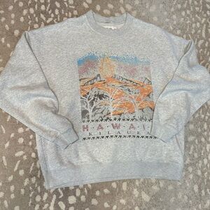Abercrombie and Fitch Hawaii graphic sweater